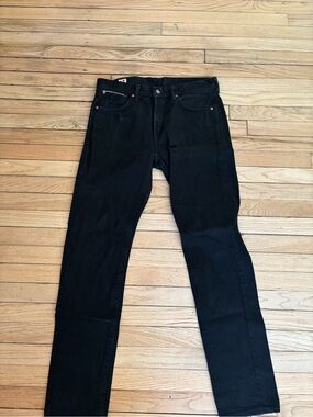 Edwin Akita Tapered men’s black jeans